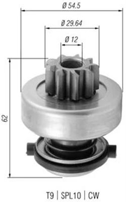 Pinion, starter